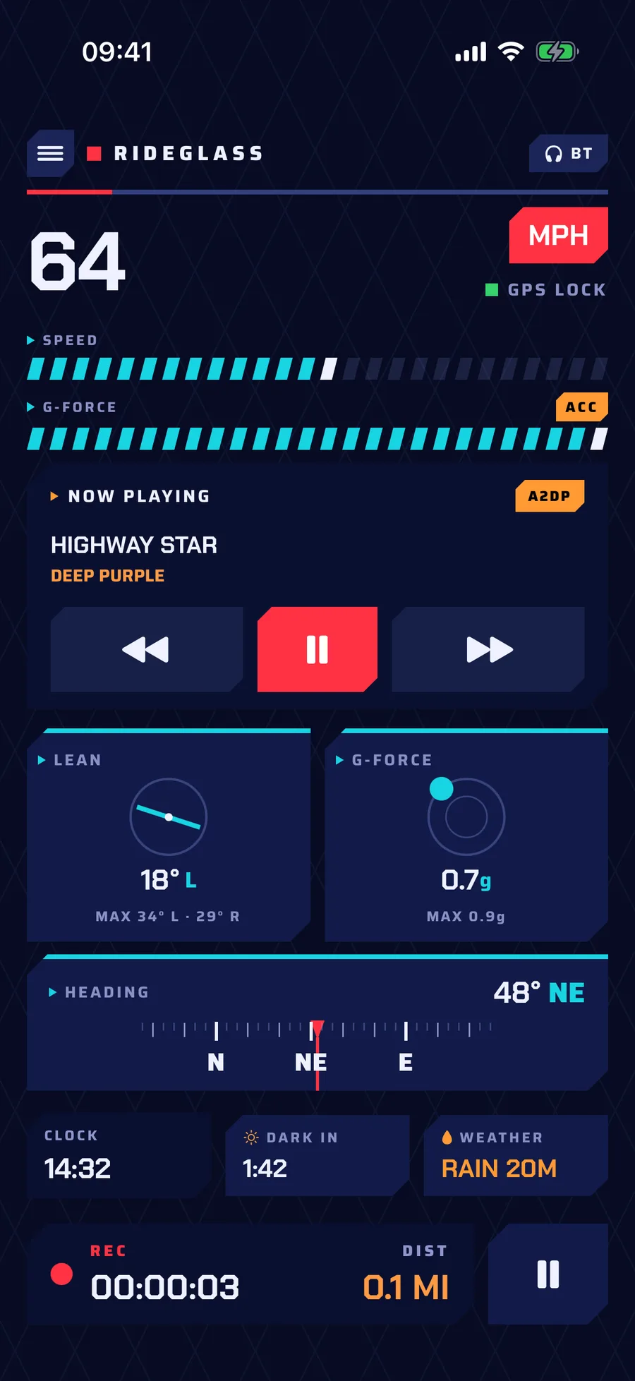 Screenshot — recording in progress